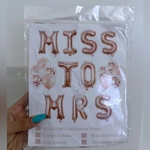 Miss to Mrs Balloon Kit